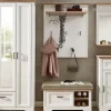 Schuhschrank, 1-türig Varese | Pinie (Nachbildung), Weiß, Asteiche (Nachbildung)