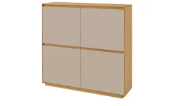 Schukommode Tiba | Sand, Eiche bianco | Möbel Höffner