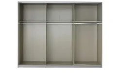 Schwebetürenschrank Kirton | Weiß, Steingrau | Höffner