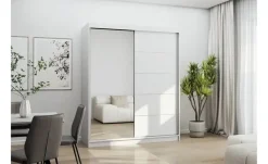 Schwebetürenschrank 2-türig Bodmin | Weiß | Höffner