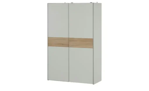 Schwebetürenschrank, 2-türig Luton | 125 cm, Bauchbinde