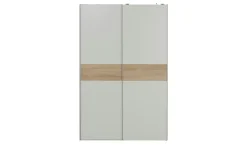 Schwebetürenschrank, 2-türig Luton | 125 cm, Bauchbinde