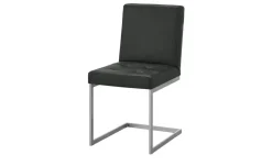 Schwingstuhl  Leder Spider 2 | Dunkelgrau | Höffner