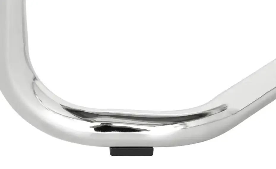 Schwingstuhl Marvin | ohne, silberfarben, verchromt