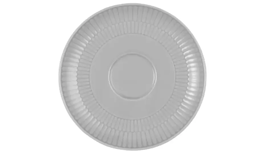 Seltmann Weiden Kombi-Untertasse Amina | Silbergrau, 16 cm
