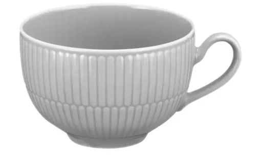 Seltmann Weiden Milchkaffeetasse Amina | Silbergrau, 350 ml