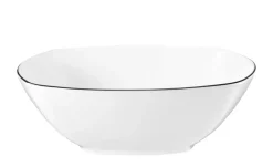Seltmann Weiden Schüssel Lido Black Line | Eckig, 24,5 cm