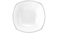 Seltmann Weiden Schüssel Lido Black Line | Eckig, 24,5 cm