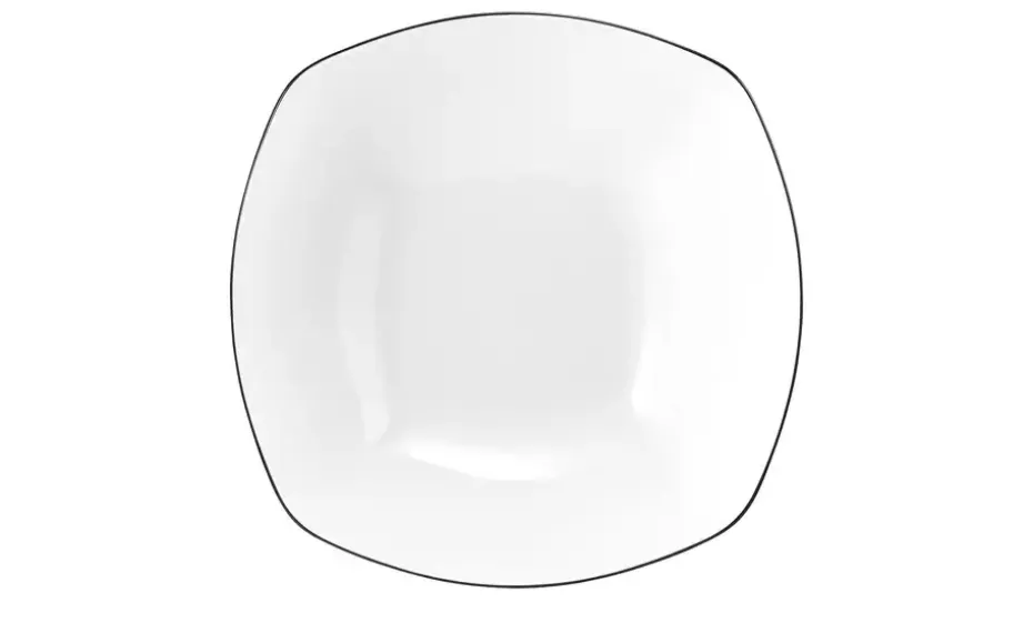 Seltmann Weiden Schüssel Lido Black Line | Eckig, 24,5 cm