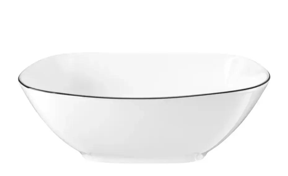 Seltmann Weiden Schüssel Lido Black Line | Eckig, 20 cm