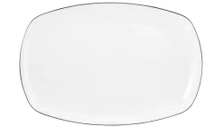 Seltmann Weiden Servierplatte Lido Black Line | Eckig