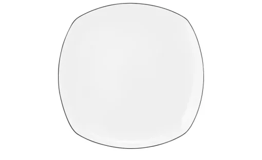 Seltmann Weiden Speiseteller Lido Black Line | Eckig