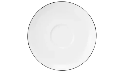 Seltmann Weiden Untertasse Lido Black Line | Rund, 16 cm