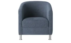 Sessel aus Flachgewebe Koblenz | Dunkelblau | Höffner