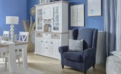 Sessel Kivana | Dunkelblau, Webstoff | Möbel Höffner
