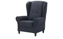 Sessel Kivana | Dunkelblau, Webstoff | Möbel Höffner