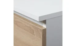 Sideboard 110 cm breit Kiara | Weiß, Eiche Sonoma (Nachbildung)
