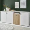 Sideboard | Weiß, Eiche (Nachbildung) | Möbel Höffner