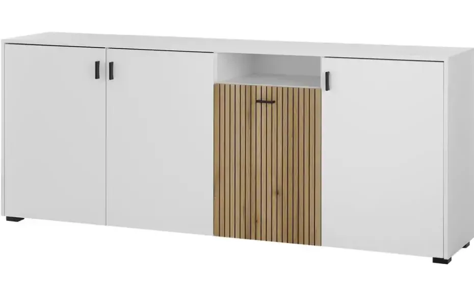 Sideboard | Weiß, Eiche (Nachbildung) | Möbel Höffner