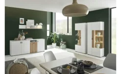 Sideboard | Weiß, Eiche (Nachbildung) | Möbel Höffner