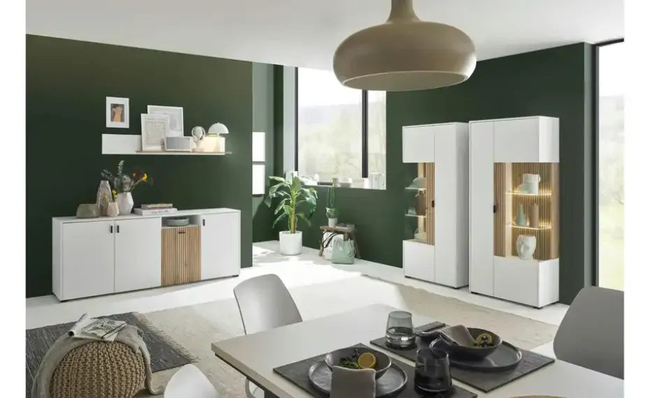 Sideboard | Weiß, Eiche (Nachbildung) | Möbel Höffner