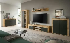 Sideboard Bardenas | Eiche (Nachbildung), Grau