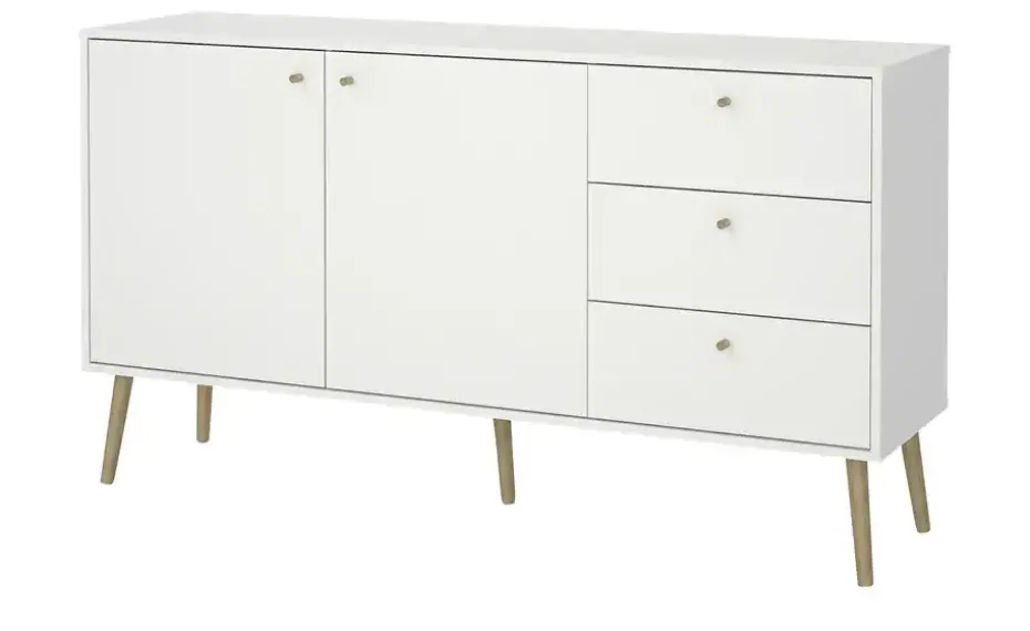 Sideboard Bonito | Weiß, matt | Möbel Höffner