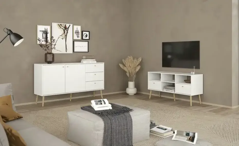 Sideboard Bonito | Weiß, matt | Möbel Höffner