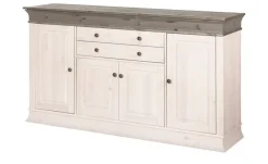 Sideboard  Bornholm | Kiefer, Weiß, Lavagrau | Höffner