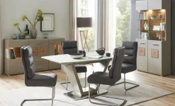 Sideboard Cortina | Grau, Eiche (Nachbildung) | Höffner