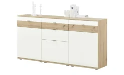 Sideboard Eldena | Weiß, Eiche (Nachbildung) | Höffner