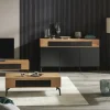 Sideboard Enego | Schwarz, Wildeiche | Möbel Höffner