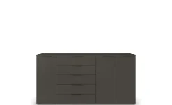 Sideboard Flipp | Graphit, Front: Dekor, Oberboden: Dekor