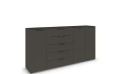 Sideboard Flipp | Graphit, Front: Dekor, Oberboden: Dekor