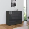 Sideboard Flipp | Graphit, Basaltgrau, Graphit