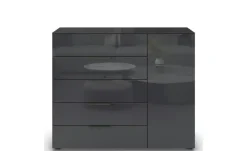 Sideboard Flipp | Graphit, Basaltgrau, Graphit