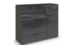 Sideboard Flipp | Graphit, Basaltgrau, Graphit