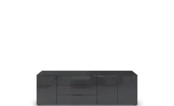 Sideboard Fllipp | Graphit, Basaltgrau, Graphit