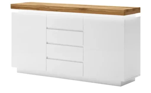 Sideboard Fornico | Absetzung: Eiche | Möbel Höffner