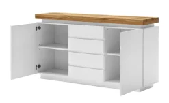 Sideboard Fornico | Absetzung: Eiche | Möbel Höffner