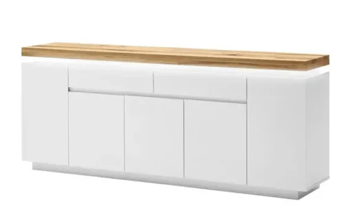Sideboard Fornico | Absetzung: Eiche | Möbel Höffner