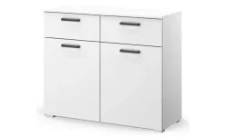 Sideboard Fulmer | Weiß, Weiß | Möbel Höffner