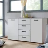 Sideboard Fulmer | Weiß, Weiß | Möbel Höffner