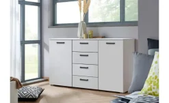 Sideboard Fulmer | Weiß, Weiß | Möbel Höffner
