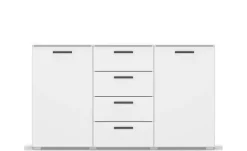 Sideboard Fulmer | Weiß, Weiß | Möbel Höffner