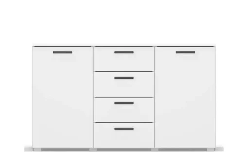 Sideboard Fulmer | Weiß, Weiß | Möbel Höffner