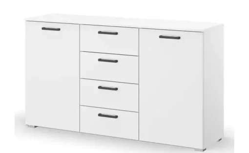 Sideboard Fulmer | Weiß, Weiß | Möbel Höffner