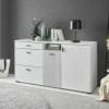 Sideboard Hortuna | Weiß, Schwarz | Möbel Höffner