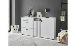 Sideboard Hortuna | Weiß, Schwarz | Möbel Höffner