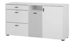 Sideboard Hortuna | Weiß, Schwarz | Möbel Höffner